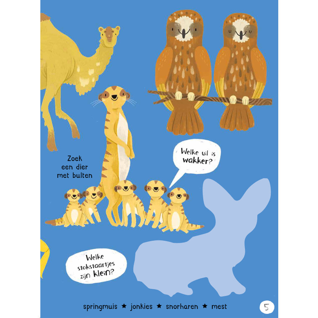 uitgeverij rebo stickerboek van alles te zien! dieren | 1724538 | 4