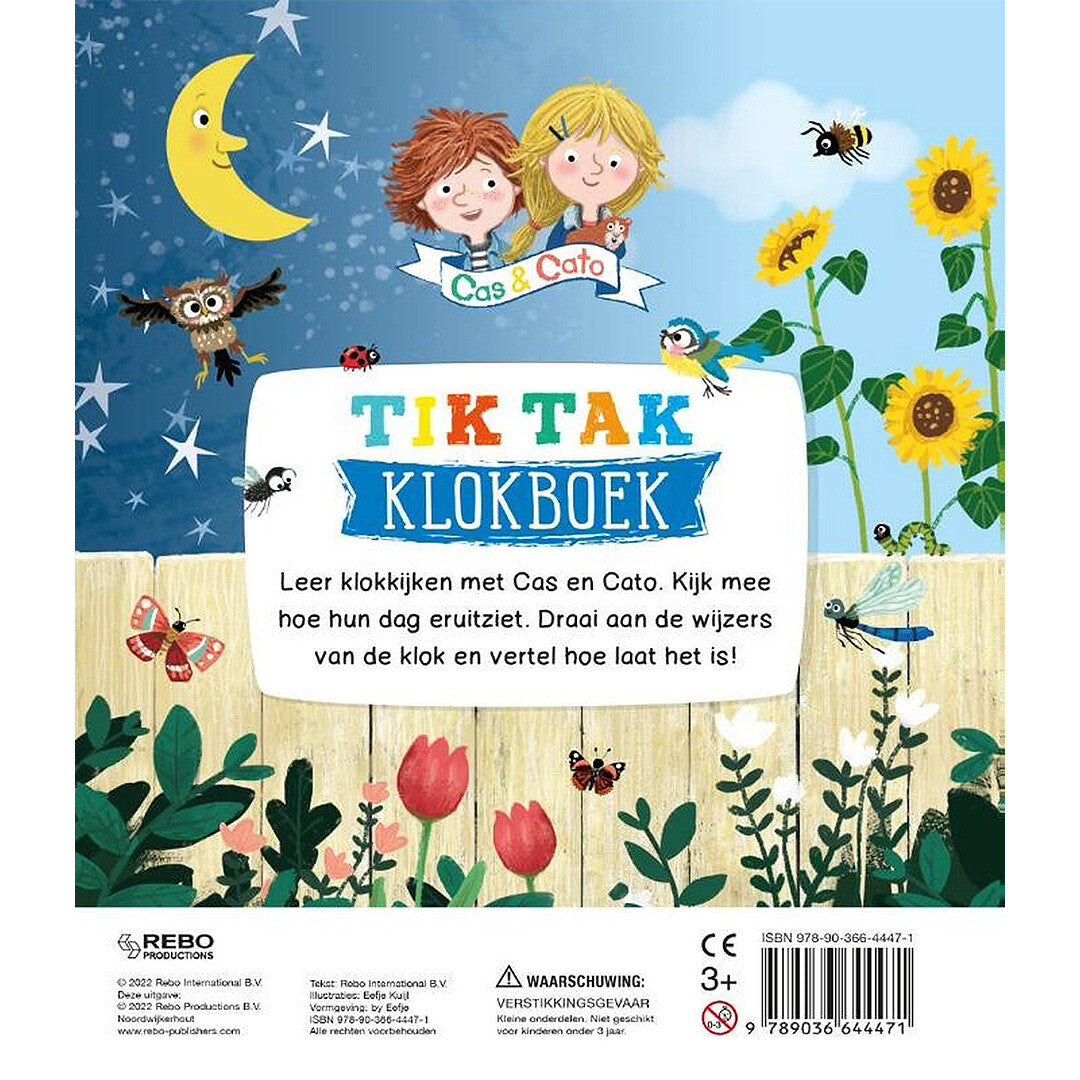 uitgeverij rebo tik tak klokboek | 1724447 | 5