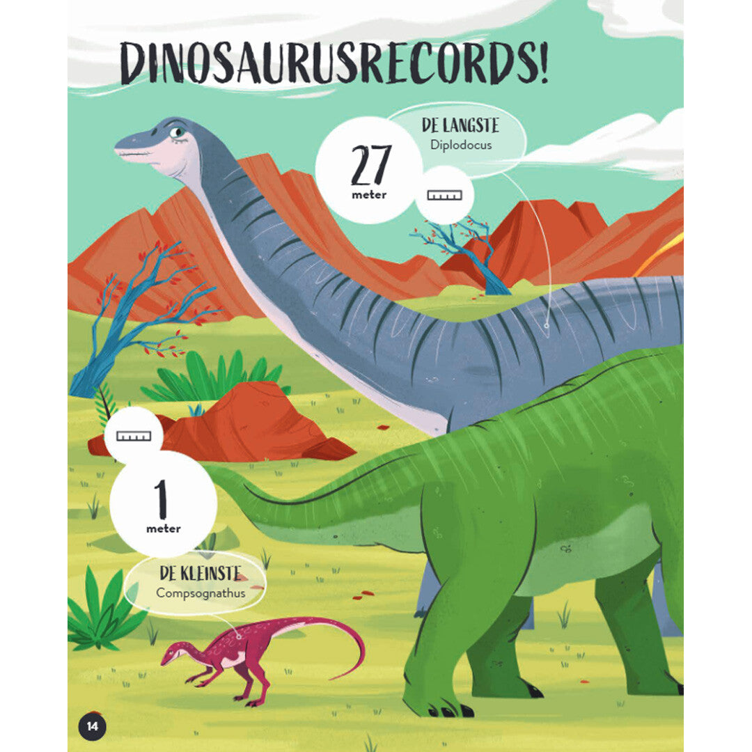 uitgeverij rebo wat, hoe, waarom dinosauriërs - met poster | 1724440 | 1