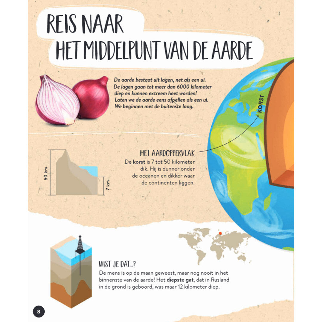 uitgeverij rebo wat, hoe, waarom vulkanen - met poster | 1724441 | 1