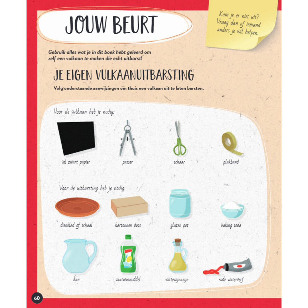 uitgeverij rebo wat, hoe, waarom vulkanen - met poster | 1724441 | 5