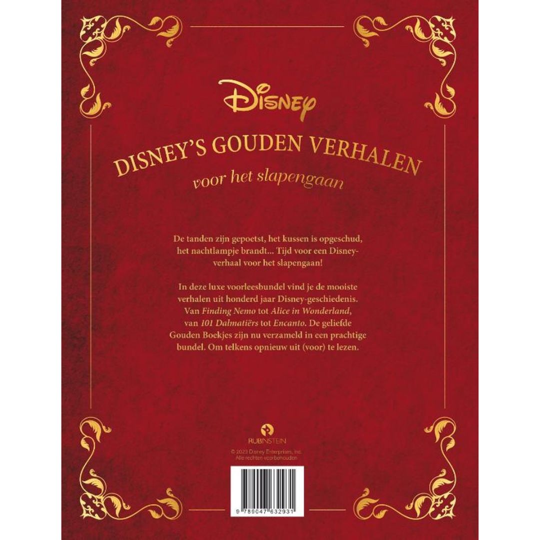 uitgeverij rubinstein disney's gouden verhalen voor het slapengaan | 1643293 | 7