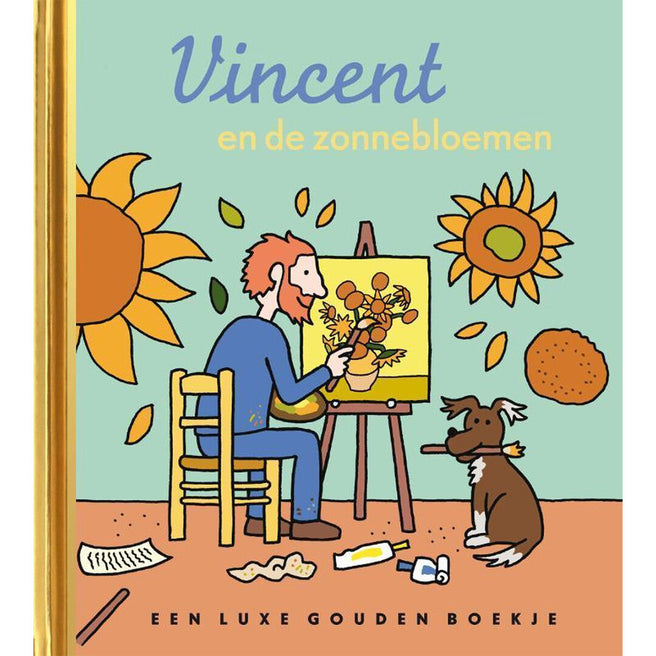 uitgeverij rubinstein gouden boekje vincent en de zonnebloemen | 1642727 | 0