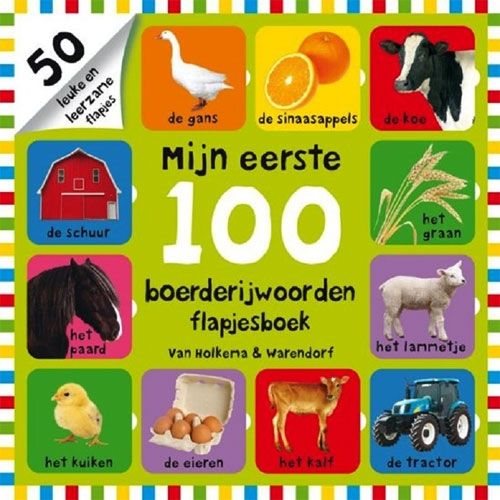uitgeverij unieboek flapjesboek mijn eerste 100 boerderijwoorden | 1486507 | 0