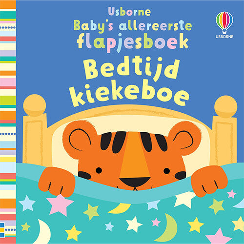 uitgeverij usborne baby's allereerste flapjesboek - bedtijd kiekeboe | 1700909 | 0