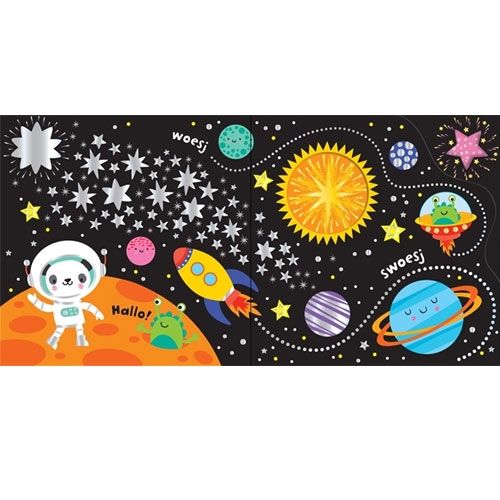 uitgeverij usborne baby's allereerste glitter speelboekje | 1707189 | 2