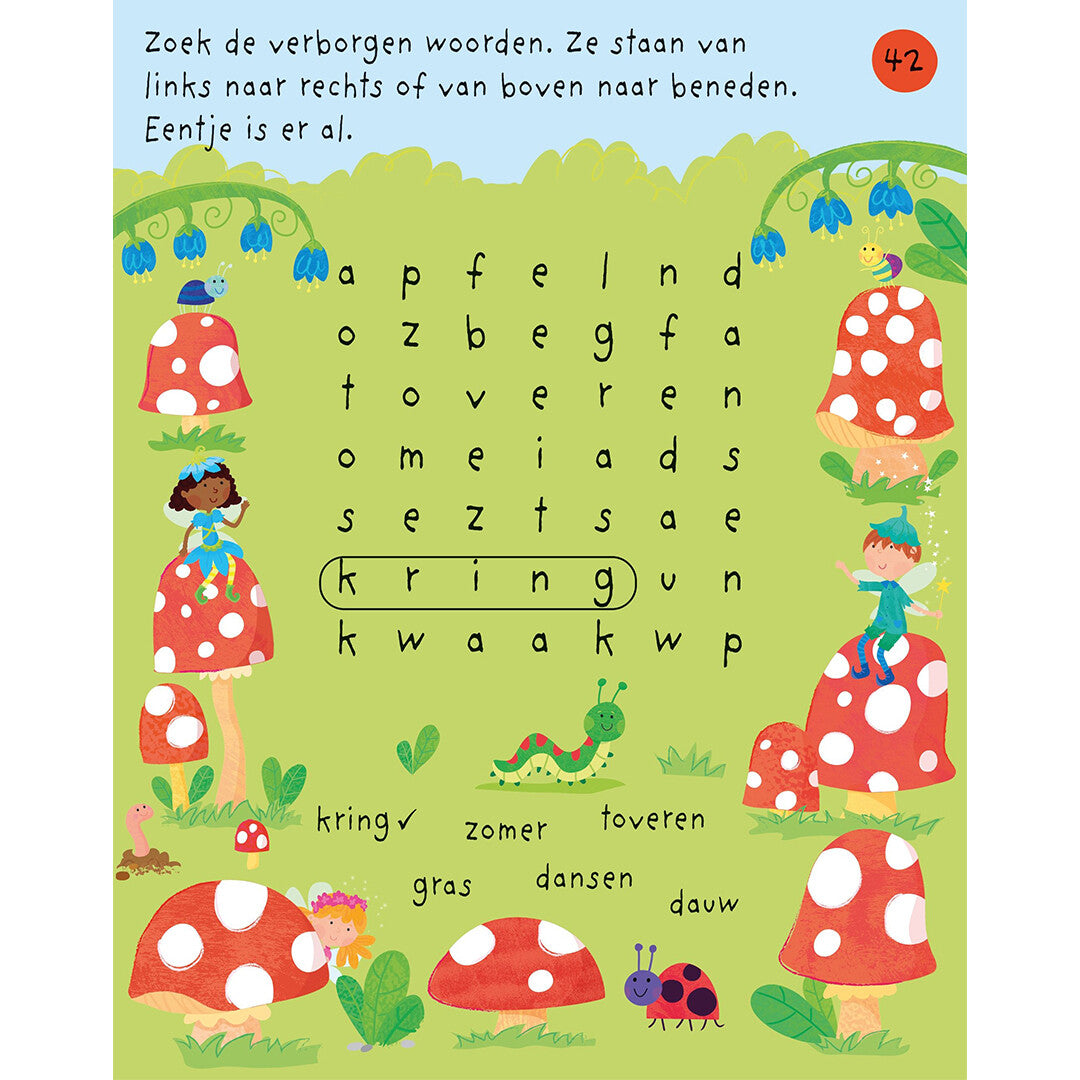 uitgeverij usborne doeboek - elfjes | 1707569 | 2