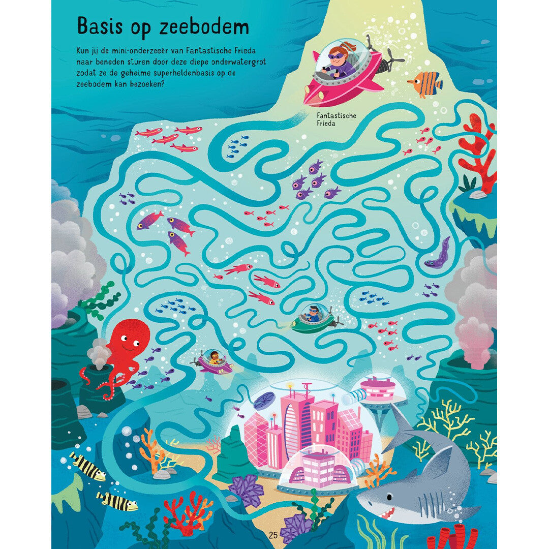 uitgeverij usborne doolhoven superhelden | 1701041 | 4