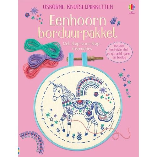 uitgeverij usborne eenhoorn borduurpakket | 1705934 | 0