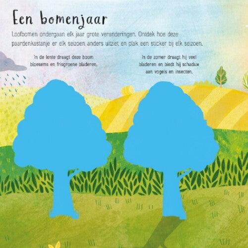 uitgeverij usborne eerste stickerboek bomen | 1700215 | 3