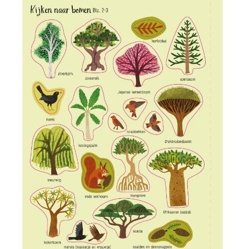 uitgeverij usborne eerste stickerboek bomen | 1700215 | 5