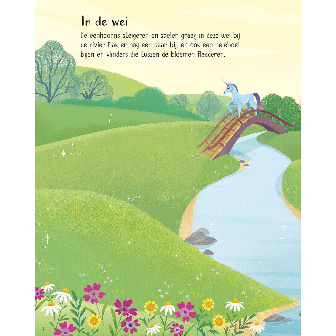 uitgeverij usborne eerste stickerboek eenhoorns | 1701509 | 1