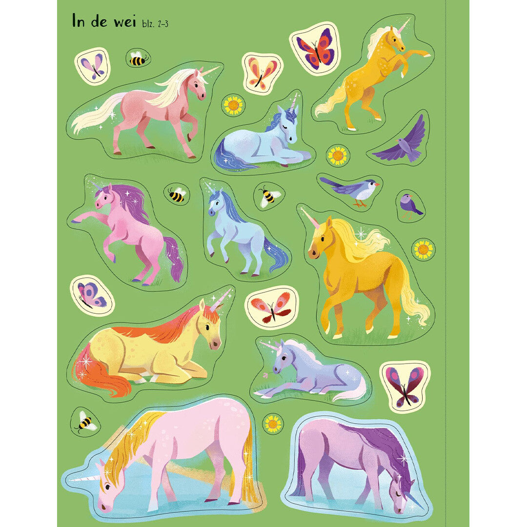 uitgeverij usborne eerste stickerboek eenhoorns | 1701509 | 5