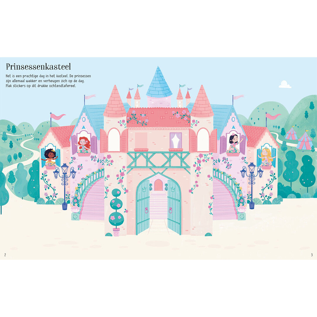 uitgeverij usborne eerste stickerboek prinsessen | 1701923 | 1