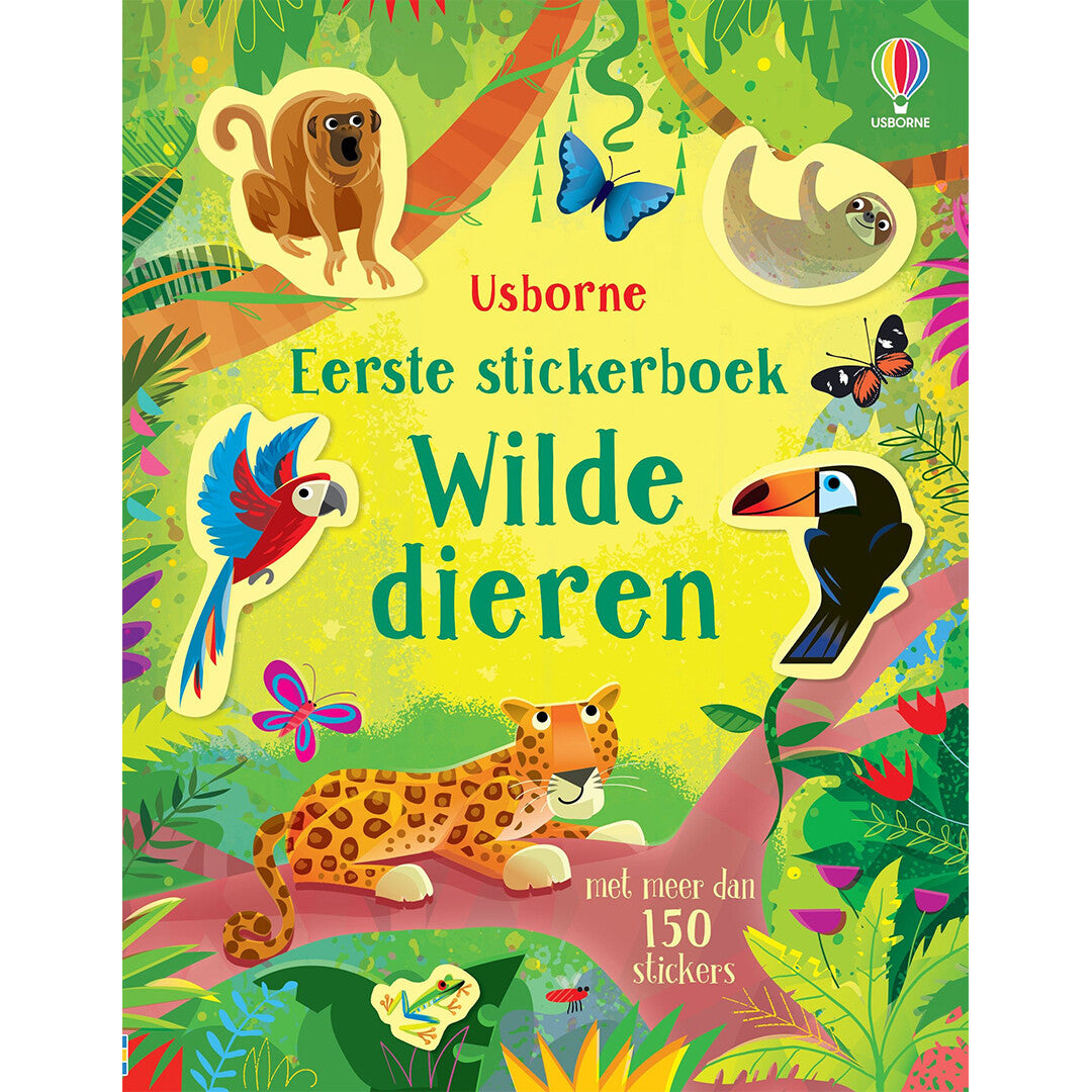 uitgeverij usborne eerste stickerboek wilde dieren | 1700218 | 0