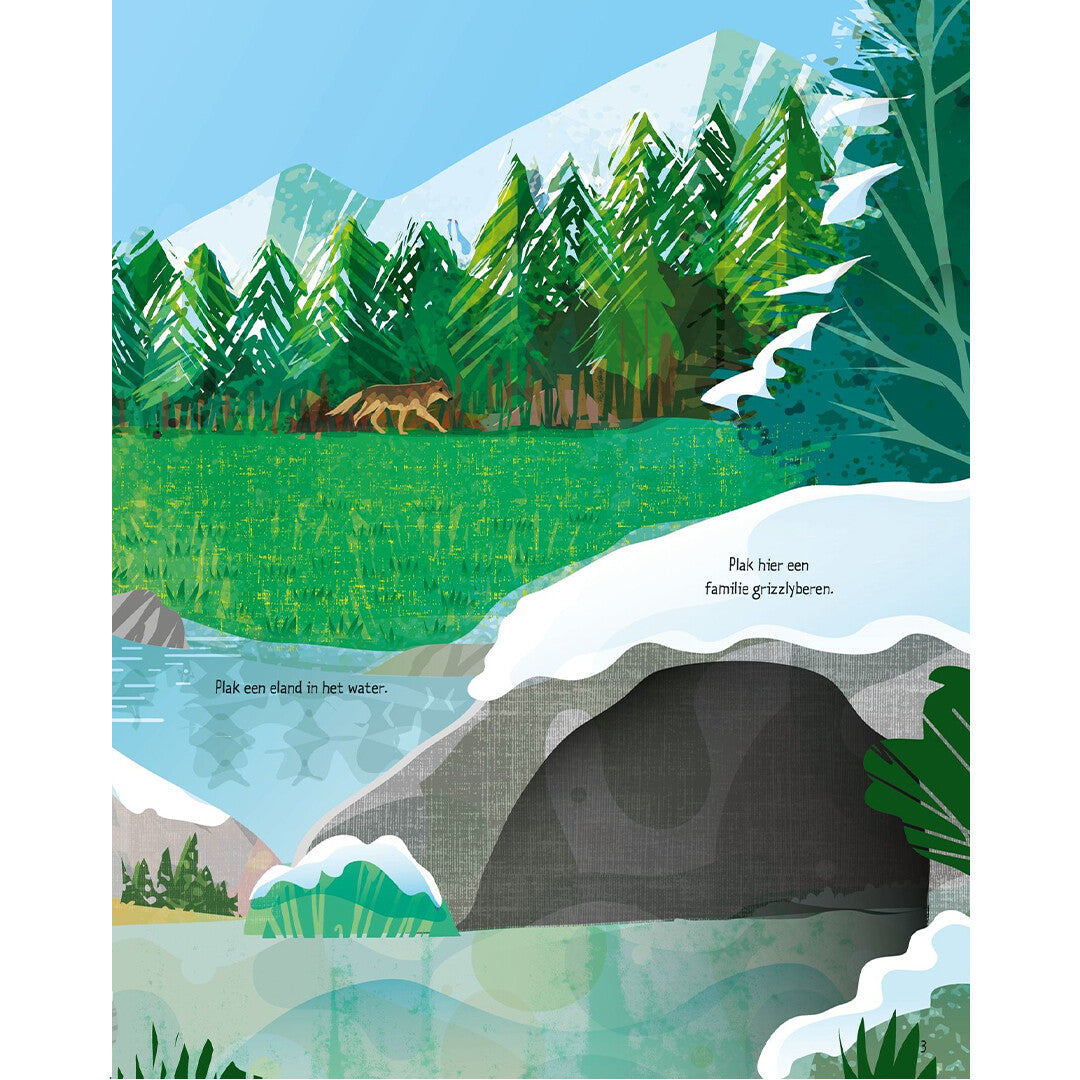 uitgeverij usborne eerste stickerboek wilde dieren | 1700218 | 2