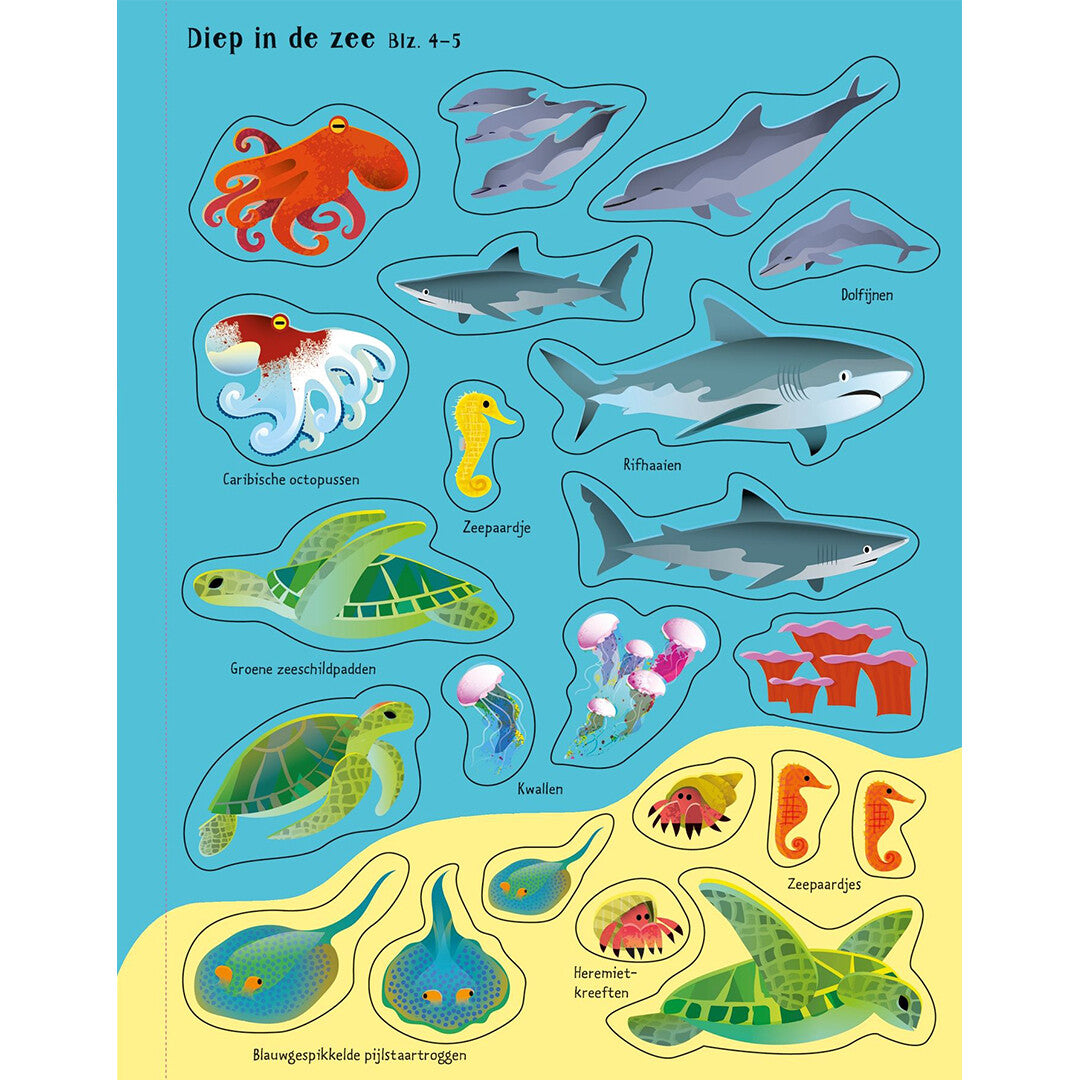 uitgeverij usborne eerste stickerboek wilde dieren | 1700218 | 6