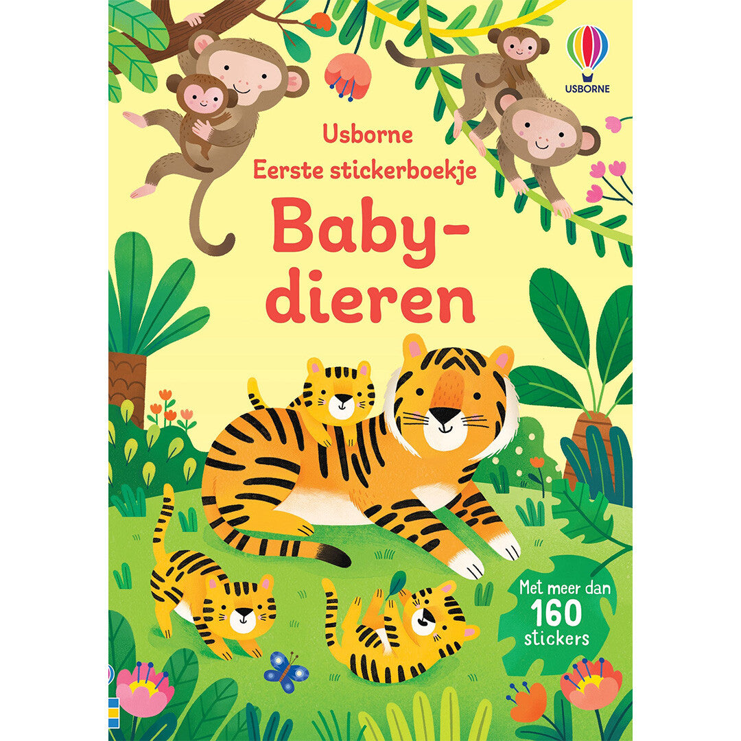 uitgeverij usborne eerste stickerboekje babydieren | 1707996 | 0