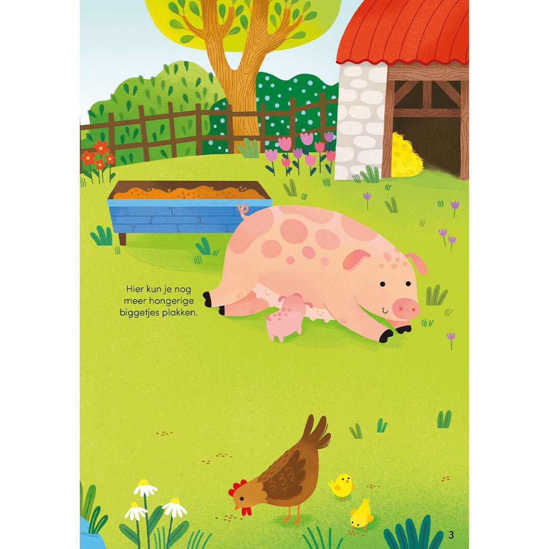 uitgeverij usborne eerste stickerboekje babydieren | 1707996 | 2