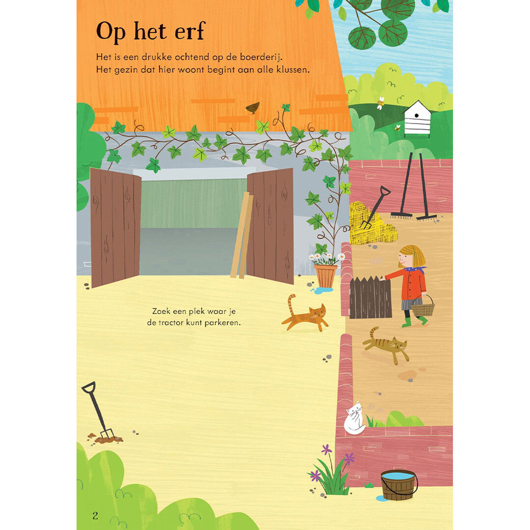 uitgeverij usborne eerste stickerboekje de boerderij | 1707941 | 1