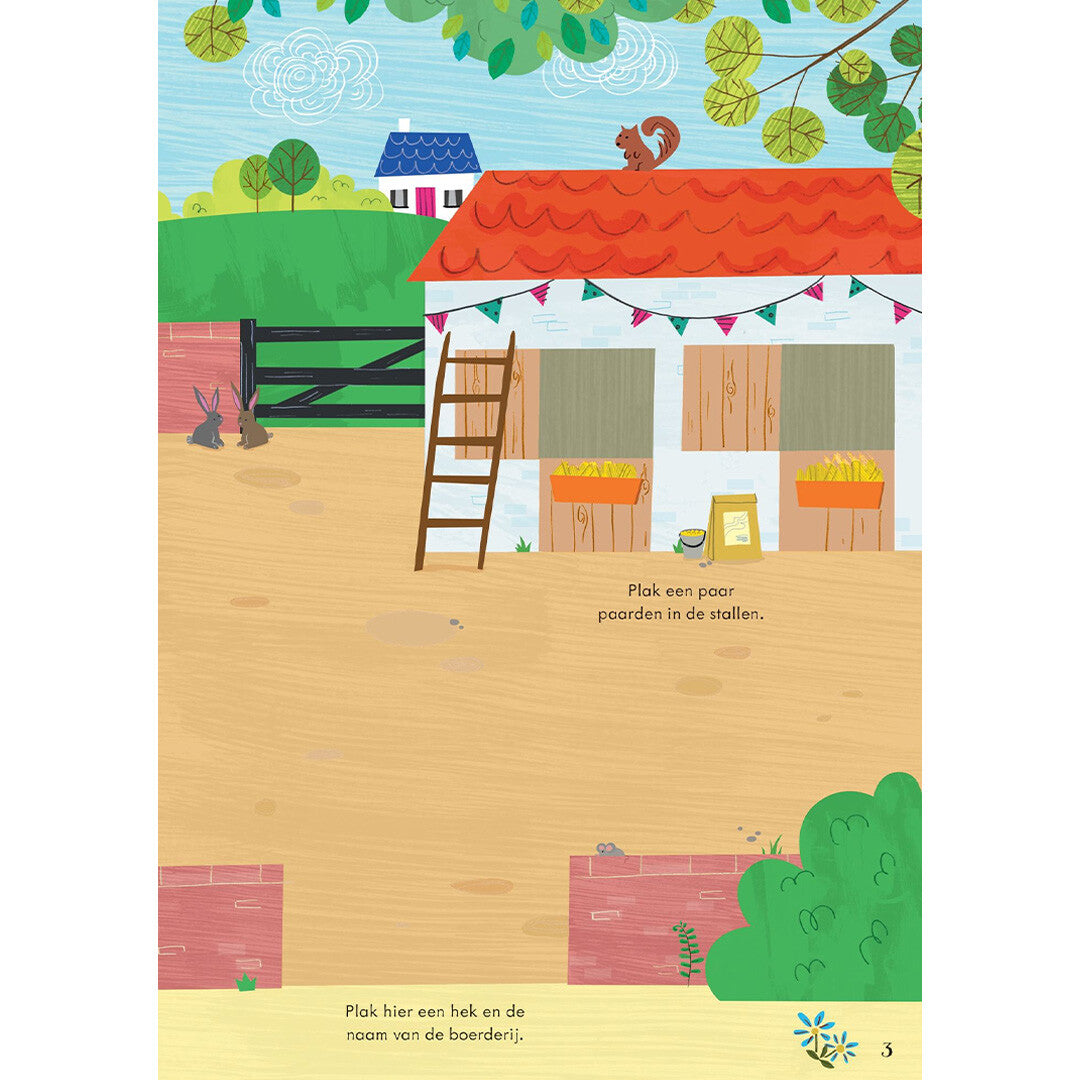uitgeverij usborne eerste stickerboekje de boerderij | 1707941 | 2