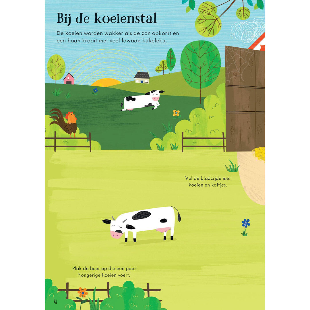 uitgeverij usborne eerste stickerboekje de boerderij | 1707941 | 3