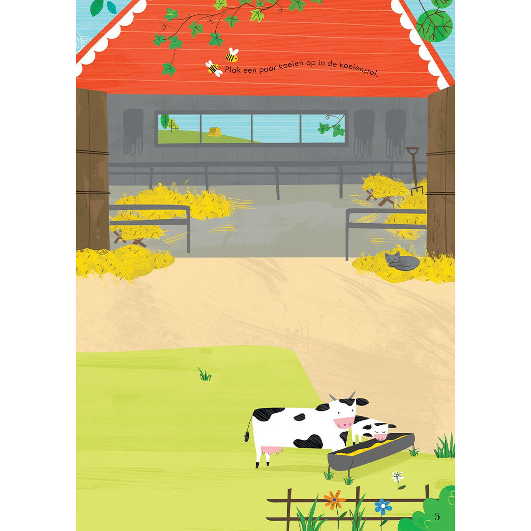 uitgeverij usborne eerste stickerboekje de boerderij | 1707941 | 4