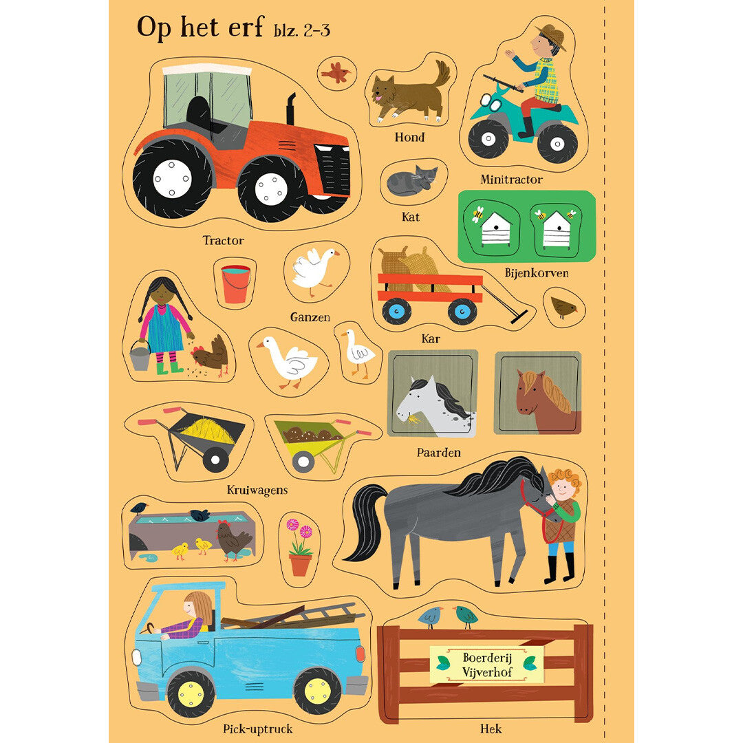 uitgeverij usborne eerste stickerboekje de boerderij | 1707941 | 5