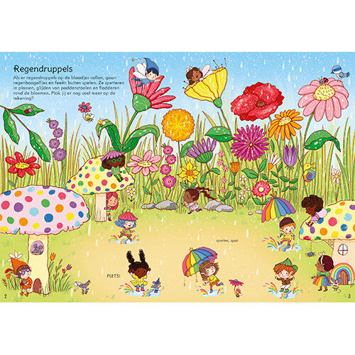 uitgeverij usborne eerste stickerboekje regenbogen | 1709587 | 1