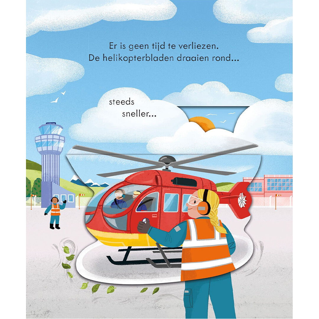 uitgeverij usborne flapjesboek kijk binnen in een helikopter | 1700910 | 5