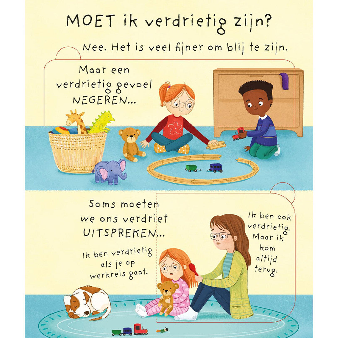 uitgeverij usborne flapjesboek waarom ben ik (soms) verdrietig? | 1701025 | 5