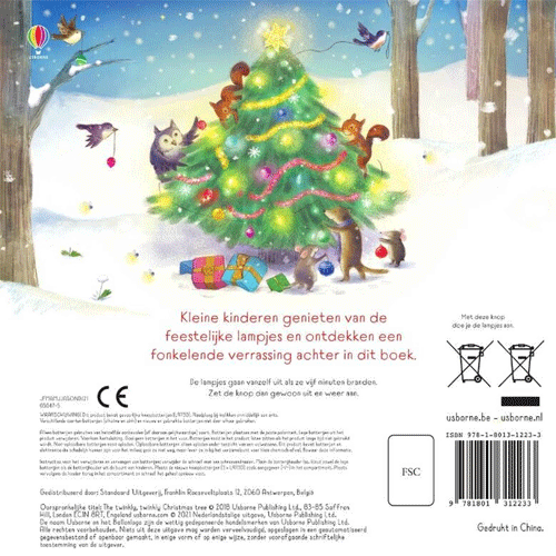 uitgeverij usborne fonkelende lichtjes in de boom | 1701223 | 7