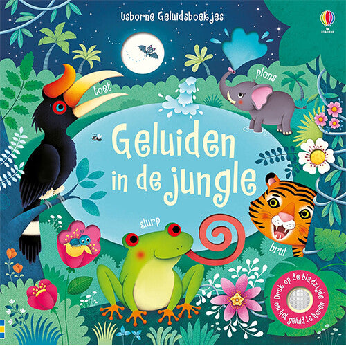 uitgeverij usborne geluidenboek geluiden in de jungle | 1705691 | 0