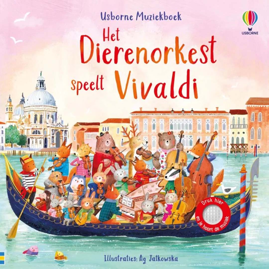 uitgeverij usborne geluidenboek het dierenorkest speelt vivaldi | 1700080 | 0