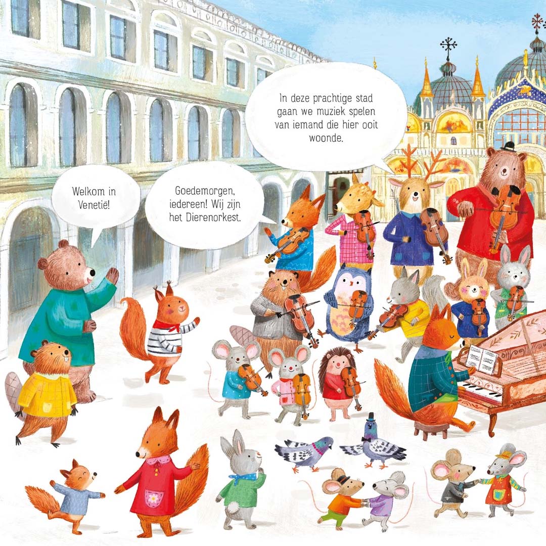 uitgeverij usborne geluidenboek het dierenorkest speelt vivaldi | 1700080 | 1