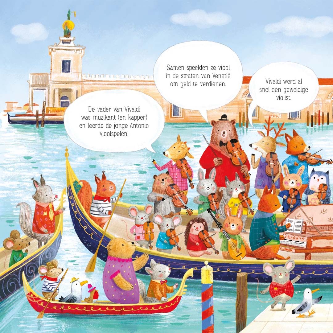 uitgeverij usborne geluidenboek het dierenorkest speelt vivaldi | 1700080 | 3
