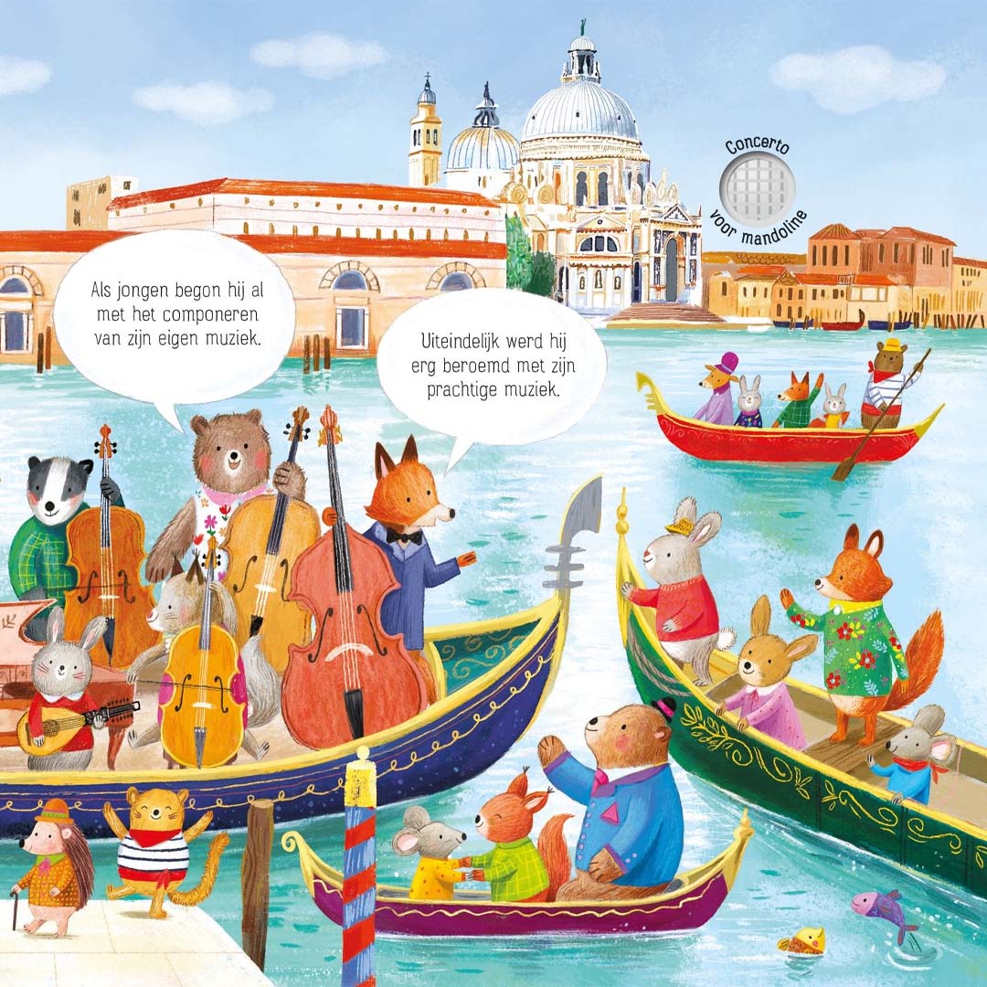 uitgeverij usborne geluidenboek het dierenorkest speelt vivaldi | 1700080 | 4