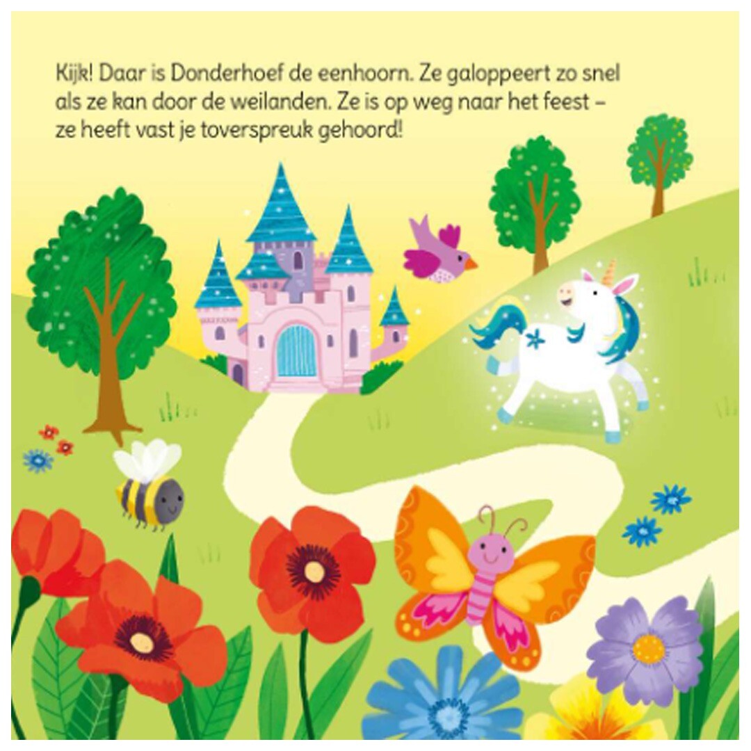 uitgeverij usborne geluidenboek magische eenhoorns | 1700656 | 1