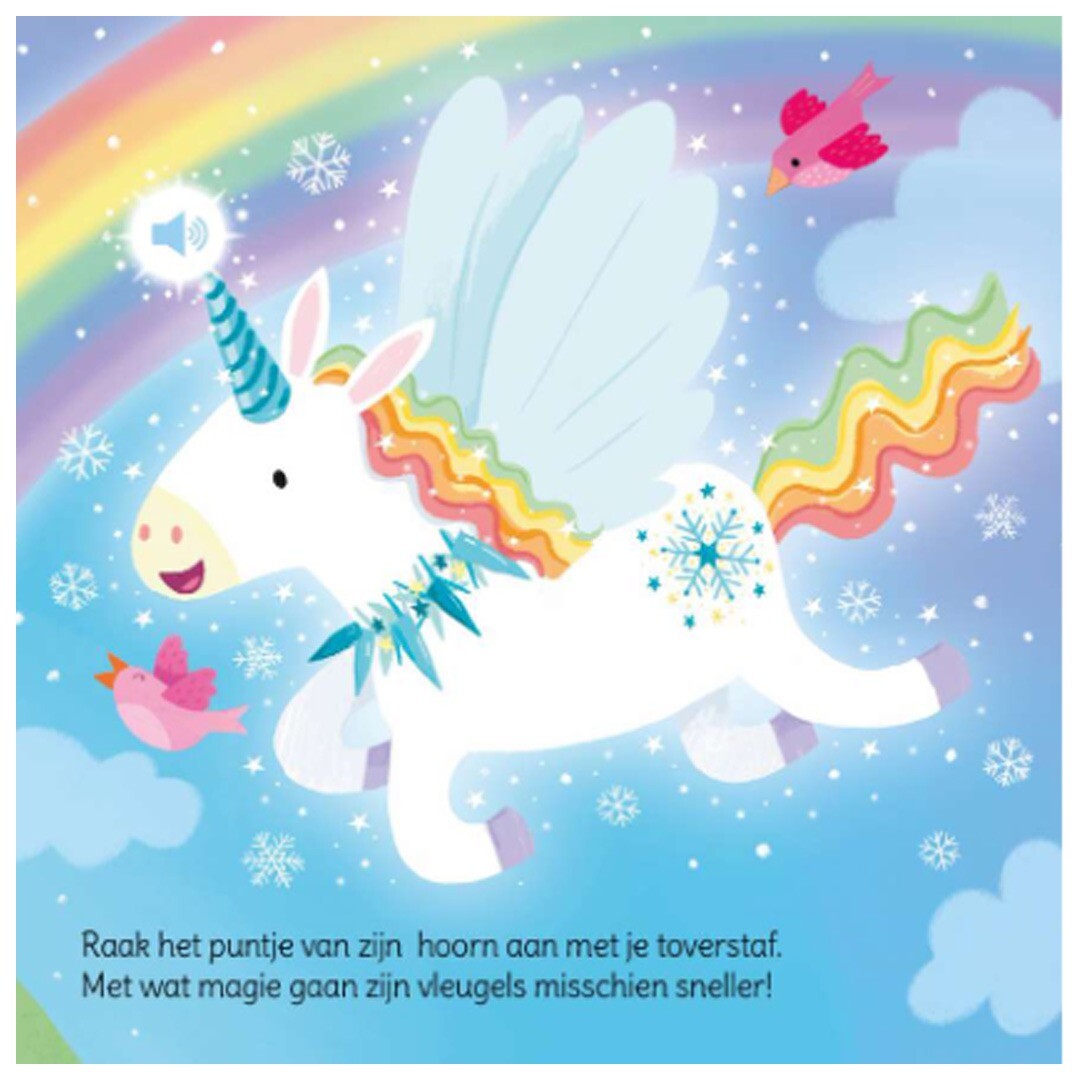 uitgeverij usborne geluidenboek magische eenhoorns | 1700656 | 4