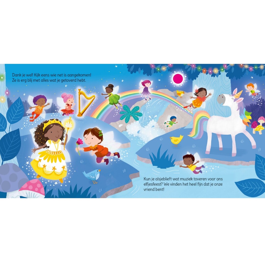 uitgeverij usborne geluidenboek magische elfjes | 1707202 | 5