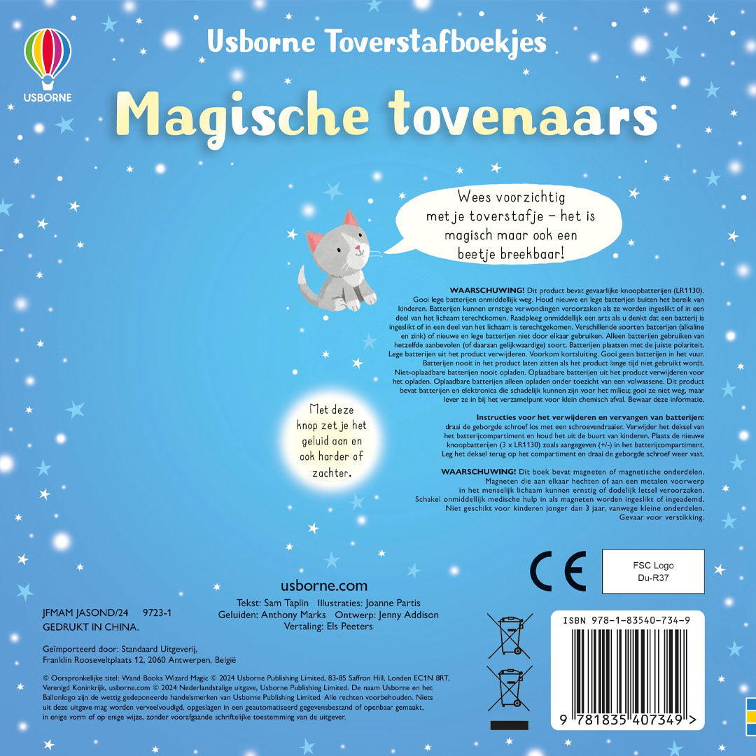 uitgeverij usborne geluidenboek magische tovernaars | 17007349 | 5