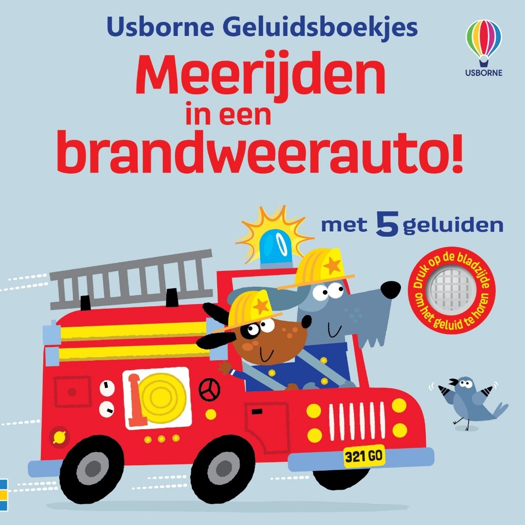 uitgeverij usborne geluidenboek meerijden in een brandweerauto! | 1707693 | 0