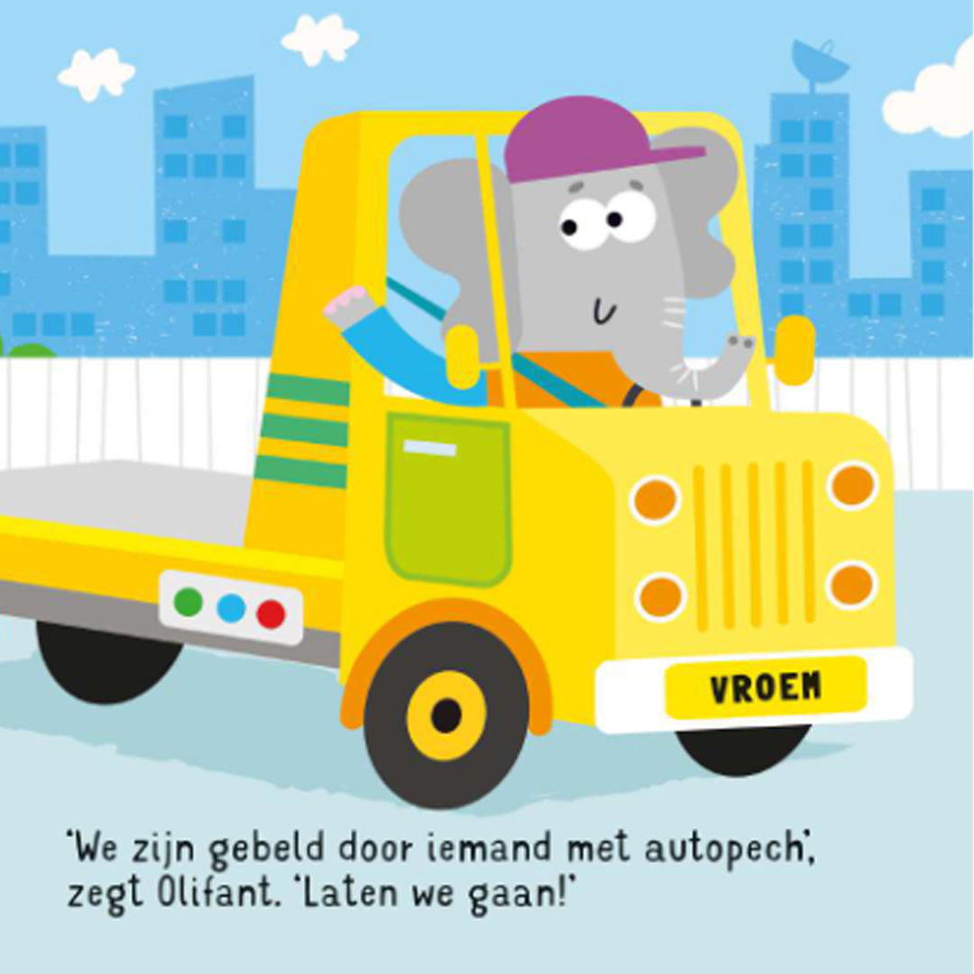 uitgeverij usborne geluidenboek meerijden op een takelwagen! | 3