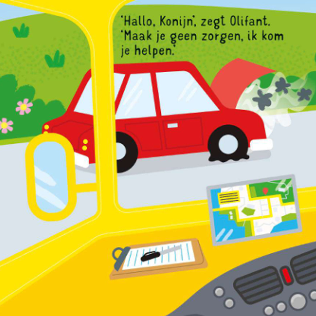 uitgeverij usborne geluidenboek meerijden op een takelwagen! | 4