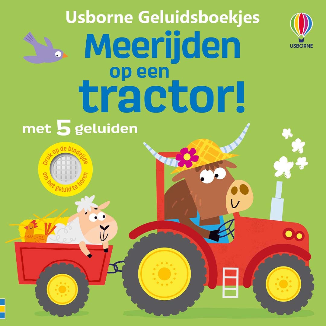 uitgeverij usborne geluidenboek meerijden op een tractor! | 1700225 | 0