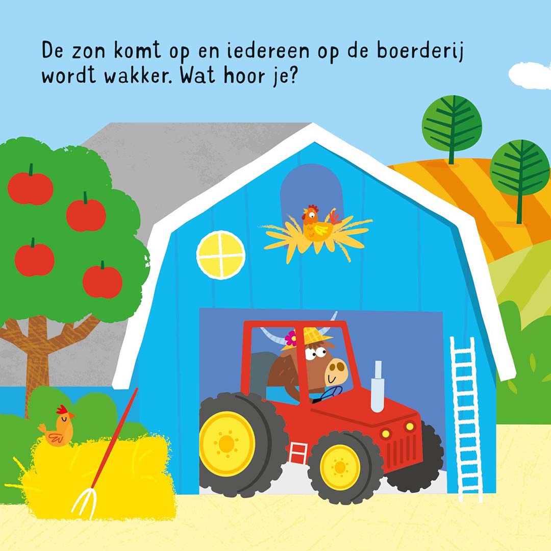 uitgeverij usborne geluidenboek meerijden op een tractor! | 1700225 | 1