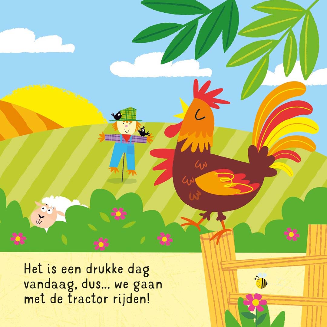 uitgeverij usborne geluidenboek meerijden op een tractor! | 1700225 | 2