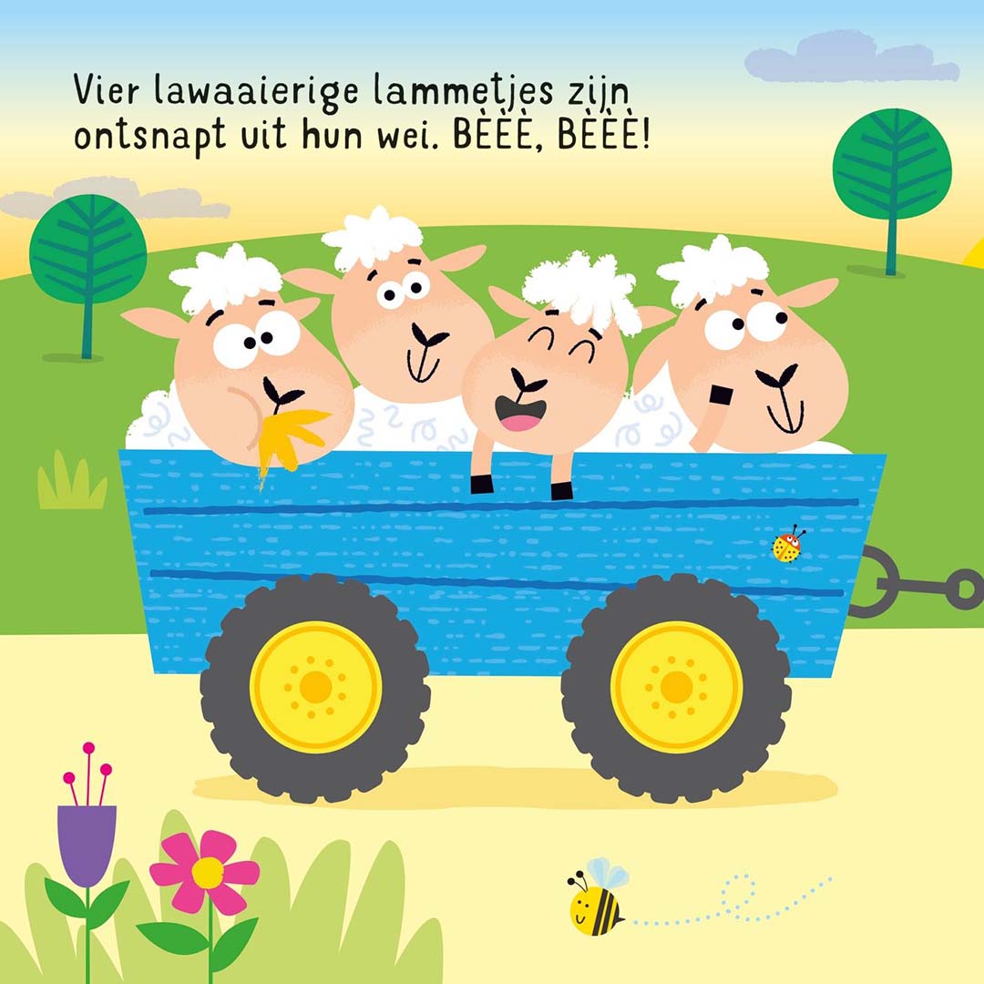 uitgeverij usborne geluidenboek meerijden op een tractor! | 1700225 | 3