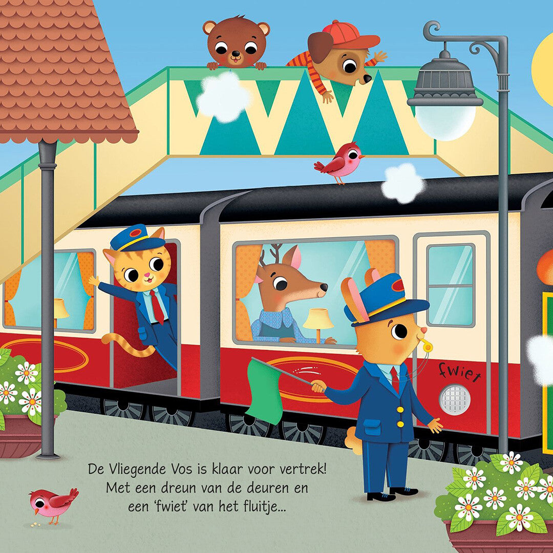 uitgeverij usborne geluidenboek met de trein | 1700943 | 1
