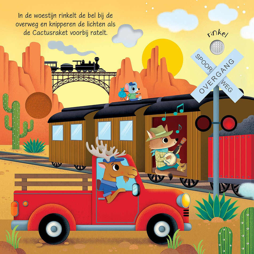 uitgeverij usborne geluidenboek met de trein | 1700943 | 5